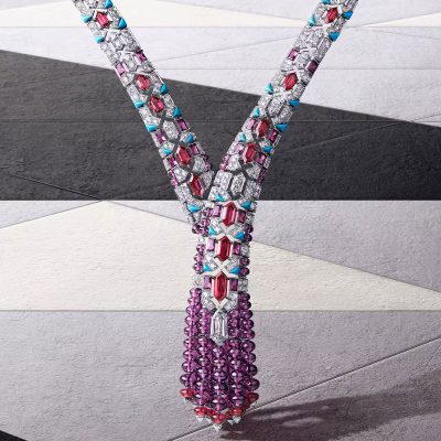 گردنبند VESPRO از فصل دوم مجموعه جدید جواهرات کارتیه_هندسه ارزشمند